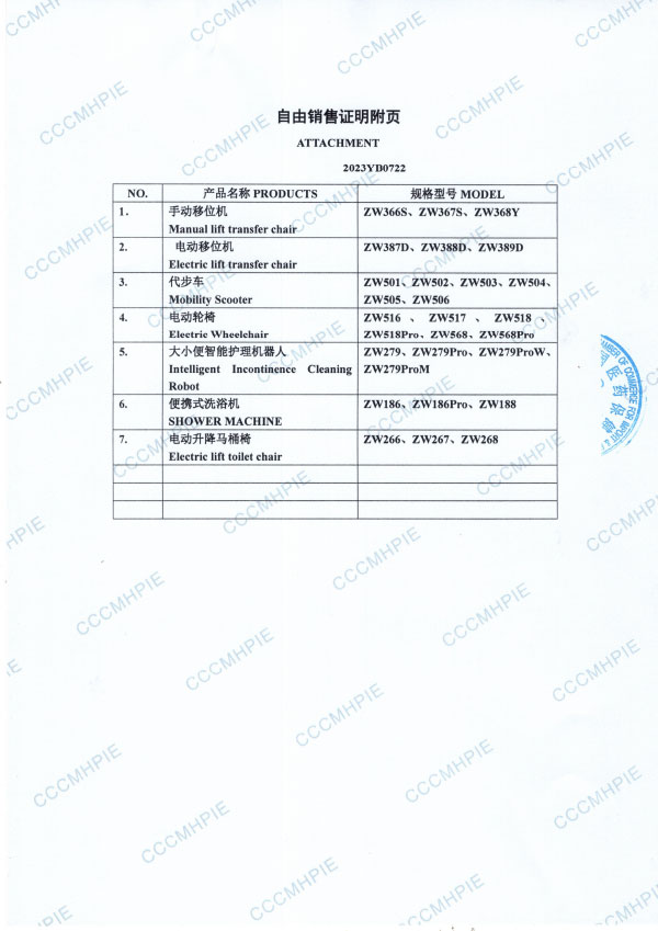 自由销售证书（巴西）第2页