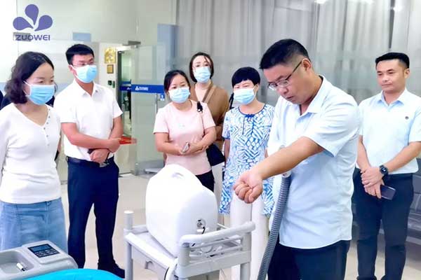 热烈欢迎贵州省六盘水市六枝特区领导一行莅临深圳作为科技参观考察